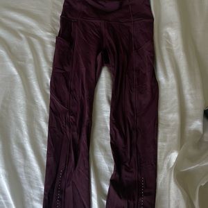 Lululemon fast and free leggings size 4